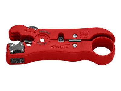Knipex 16 60 06 SB Wire Stripping Tool For Coax And Data Cable KPX166006SB