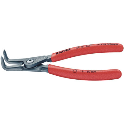 Knipex 165mm90deg External Straight Tip Circlip Pliers 19 - 60mm Capacity 75095