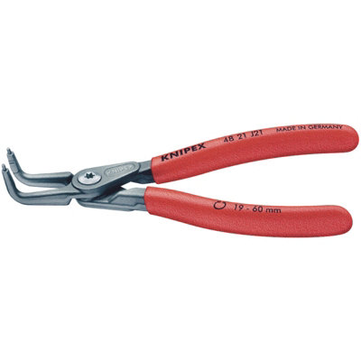 Knipex 165mm90deg Internal Straight Tip Circlip Pliers 19 - 60mm Capacity 75084