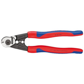 Knipex 190mm Forged Wire Rope Cutters with Heavy Duty Handles 36142