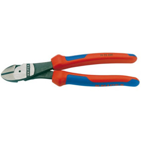 Knipex 200mm High Leverage Diagonal Side Cutter with 12deg Head 78428