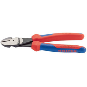 Knipex 200mm High Leverage Diagonal Side Cutter with Comfort Grip Handles 88145