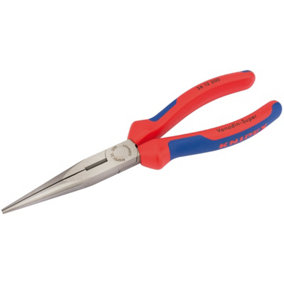 Knipex 200mm Long Nose Pliers with Heavy Duty Handles 55580