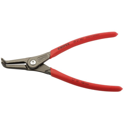 Knipex 210mm90deg External Straight Tip Circlip Pliers 40 - 100mm Capacity 75096