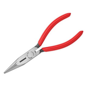 Knipex 25 01 160 SB Snipe Nose Side Cutting Pliers (Radio) PVC Grip 160mm (6.1/4in) KPX2501160