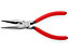 Knipex 25 01 160 SB Snipe Nose Side Cutting Pliers (Radio) PVC Grip 160mm (6.1/4in) KPX2501160