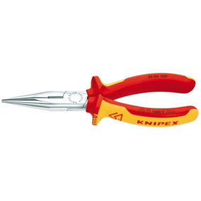 Knipex 25 06 160 SBE Fully Insulated Long Nose Pliers, 160mm 81238
