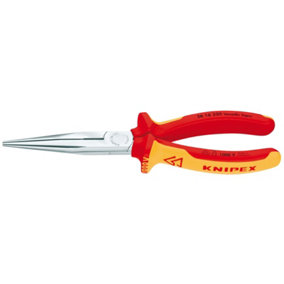 Knipex 26 16 200 SBE Fully Insulated Long Nose Pliers, 200mm 81246