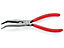 Knipex 26 21 200 SB Bent Snipe Nose Side Cutting Pliers PVC Grip 200mm (8in) KPX2621200