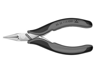 Knipex 35 32 115 ESD ESD Electronics Round Nose Pliers 115mm KPX3532ESD