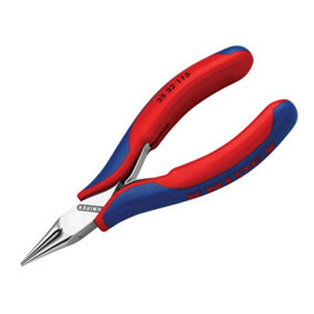 Knipex 35 32 115 SB Electronics Round Jaw Pliers Multi-Component Grip 115mm KPX3532115