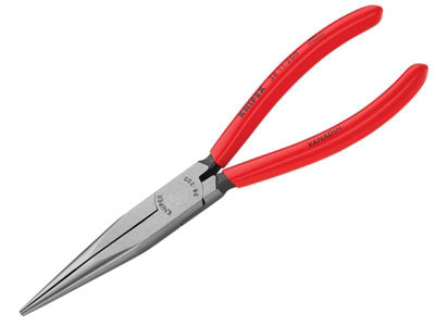 Knipex 38 11 200 SB Mechanic's Long Nose Pliers PVC Grip 200mm (8in) KPX3811200