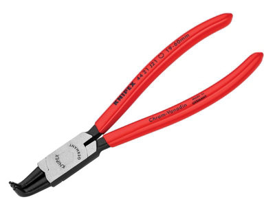 Knipex 44 21 J21 SB Circlip Pliers Internal 90 Bent Tip 19 - 60mm J21 KPX4421J21