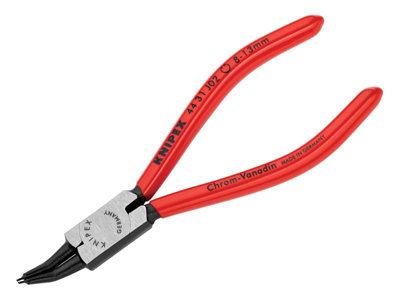 Knipex 44 31 J02 Circlip Pliers Internal 45 Bent Tip 8-13mm J02 KPX4431J02