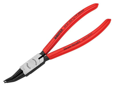 Knipex 44 31 J42 Circlip Pliers Internal 45 Bent Tip 85-140mm J42 KPX4431J42