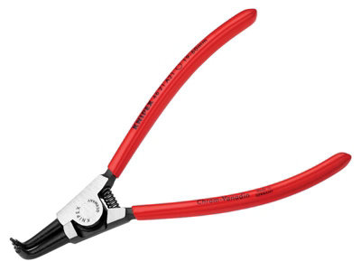 Knipex 44 21 J41 SB Internal Circlip Pliers - Angled Tips, Plastic Handles, DIN 5256 D Standard - View #8