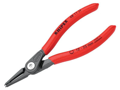 Knipex 48 11 J1 SB Precision Circlip Pliers Internal Straight 12-25mm J1 KPX4811J1