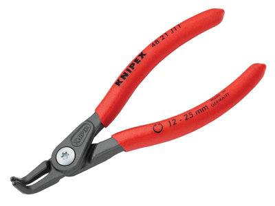 Knipex 48 21 J11 SB Precision Circlip Pliers Internal 90 Bent 12-25mm J11 KPX4821J11