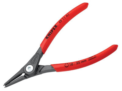 Knipex 49 11 A1 SB Precision Circlip Pliers External Straight 10-25mm A1 KPX4911A1