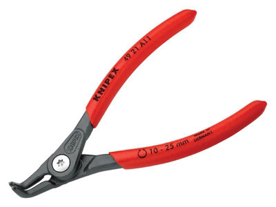 Knipex 49 21 A11 SB Precision Circlip Pliers External 90 Bent Tip 10-25mm A11 KPX4921A11