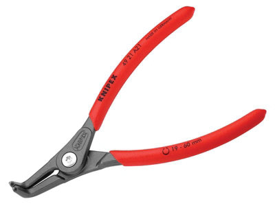 Knipex 49 21 A21 SB Precision Circlip Pliers External 90 Bent Tip 19-60mm A21 KPX4921A21