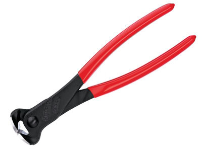 Knipex 68 01 200 End Cutting Pliers PVC Grip 200mm (8in) Loose KPX6801200L