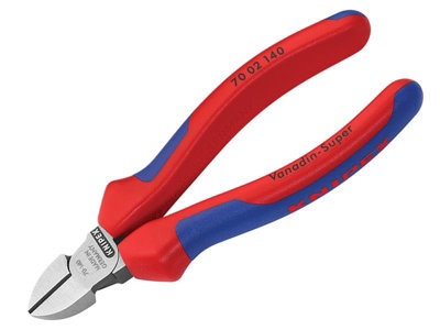 Knipex 70 02 140 SB Diagonal Cutters Comfort Multi-Component Grip 140mm (5.1/2in) KPX7002140