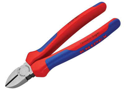 Knipex 70 02 180 SB Diagonal Cutters Comfort Multi-Component Grip 180mm (7in) KPX7002180