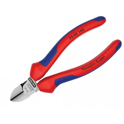 Knipex 70 02 Series Diagonal Cutters, Multi-component Grip Multi Colour ...