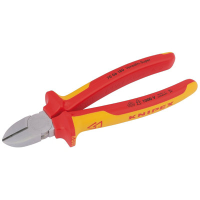 Knipex 70 06 180SB Diagonal Side Cutter, 180mm 18451