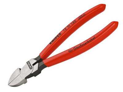 Knipex 72 51 160 Professional Fiber Optics Diagonal Cutter for Precision Cutting