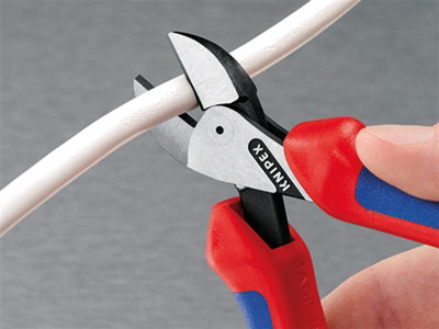 Knipex 73 02 160 SB X-Cut Compact Diagonal Cutters Multi-Component Grip 160mm (6.1/4in) KPX7302160