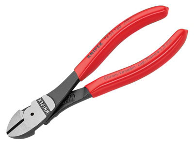 Knipex 74 01 160 SB High Leverage Diagonal Cutters PVC Grip 160mm (6.1/4in) KPX7401160