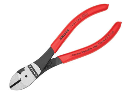 Knipex 74 01 250 SB High Leverage Diagonal Cutters PVC Grip 250mm (10in) KPX7401250