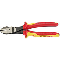 Knipex 74 08 200UKSBE VDE Fully Insulated High Leverage Diagonal Side Cutters, 200mm 31929