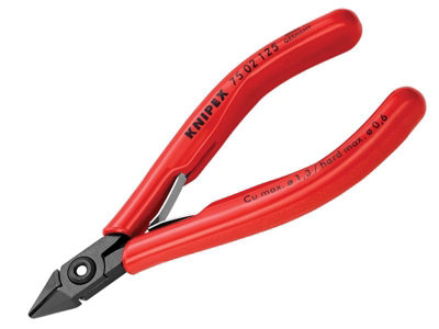 Knipex 75 02 125 SB Electronic Diagonal Cut Pliers Extra Slim PVC Grip 125mm KPX7502125