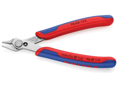 Knipex 78 03 125 SB Electronic Super Knips Multi-Component Grip 125mm KPX7803125