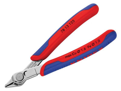 Knipex 78 13 125 SB Electronic Super Knips Lead Catcher Multi-Component Grip 125mm KPX7813125