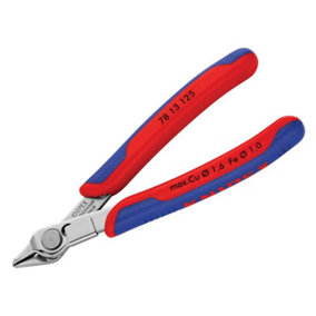 Knipex 78 13 125 SB Electronic Super Knips Lead Catcher Multi-Component Grip 125mm KPX7813125