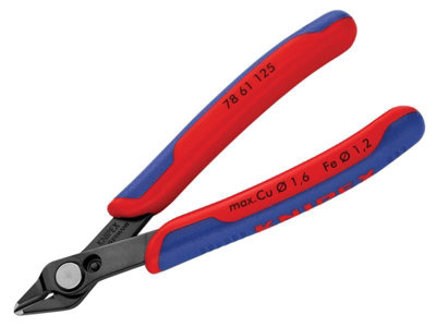 Knipex 78 61 125 SB Electronic Super Knips Optical Fibre 125mm KPX7861125