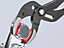 Knipex 81 11 250 SB Plastic Pipe Grip Pliers Plastic Jaws Black 250mm - 75mm Capacity KPX8111250