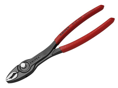 Knipex 82 01 200 SB TwinGrip Slip Joint Pliers PVC Grip 200mm KPX8201200SB
