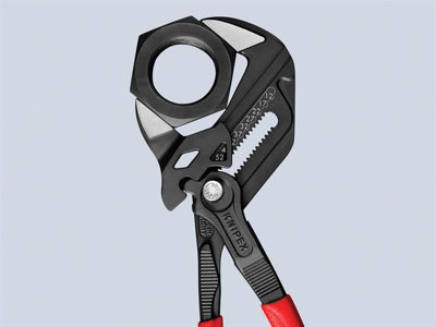 Knipex 86 01 250 SB Pliers Wrench PVC Grip 250mm - 52mm Capacity KPX8601250