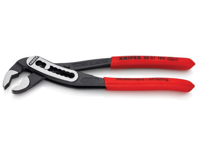 Knipex 88 01 180 SB Alligator Water Pump Pliers PVC Grip 180mm - 42mm Capacity KPX8801180