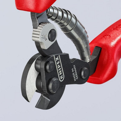 KNIPEX 95 62 160 160 mm Wire Rope Cutter also for high-strength wire ...