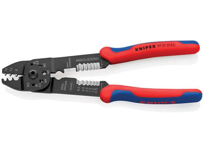 Knipex 97 21 215 SB Crimping Pliers for Insulated Terminals & Plug