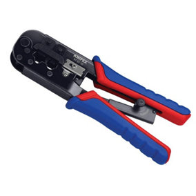 Knipex 97 51 10 Crimping Pliers RJ11 RJ45 Western Plugs KPX975110 Wire Stripper