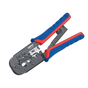 Knipex 97 51 10 Crimping Pliers RJ11 RJ45 Western Plugs KPX975110 Wire Stripper