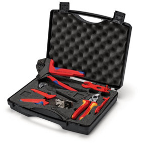 KNIPEX 97 91 04 V01 Tool Case for Photovoltaics for solar cable connectors MC4 (Multi-Contact)  13168