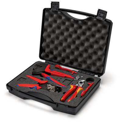 KNIPEX 97 91 04 V01 Tool Case for Photovoltaics for solar cable connectors MC4 (Multi-Contact)  13168